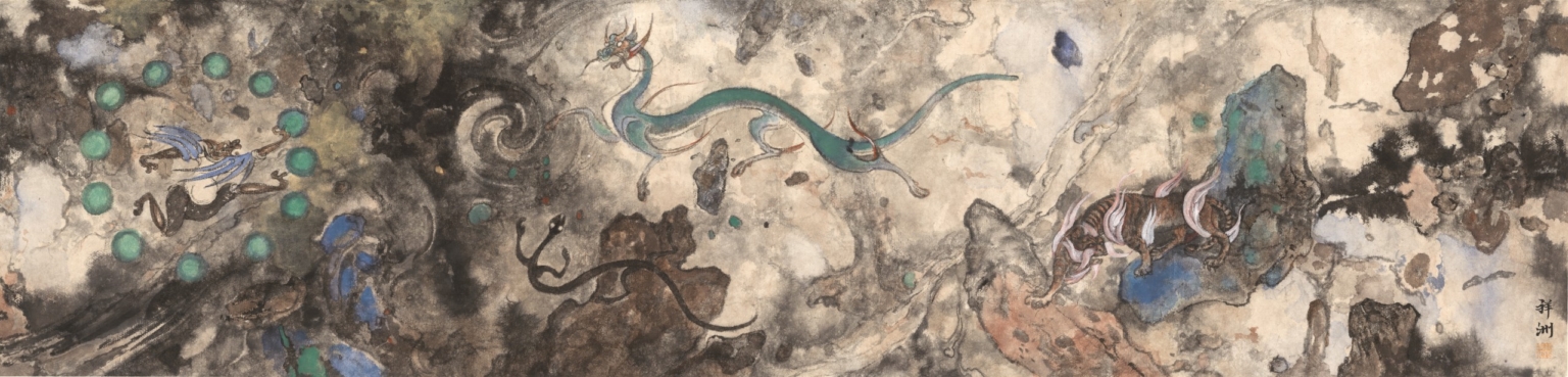 昆倫 —上元大吉圖 - Mo Hai Lou International Art Research Group