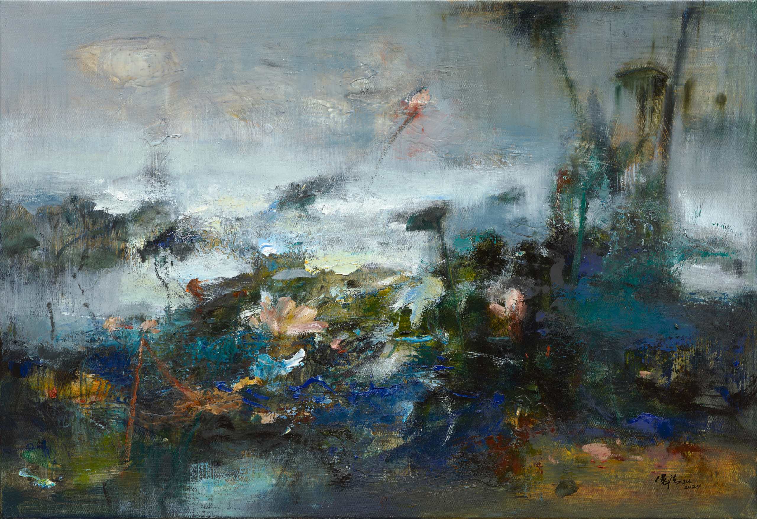 雨荷 - Mo Hai Lou International Art Research Group